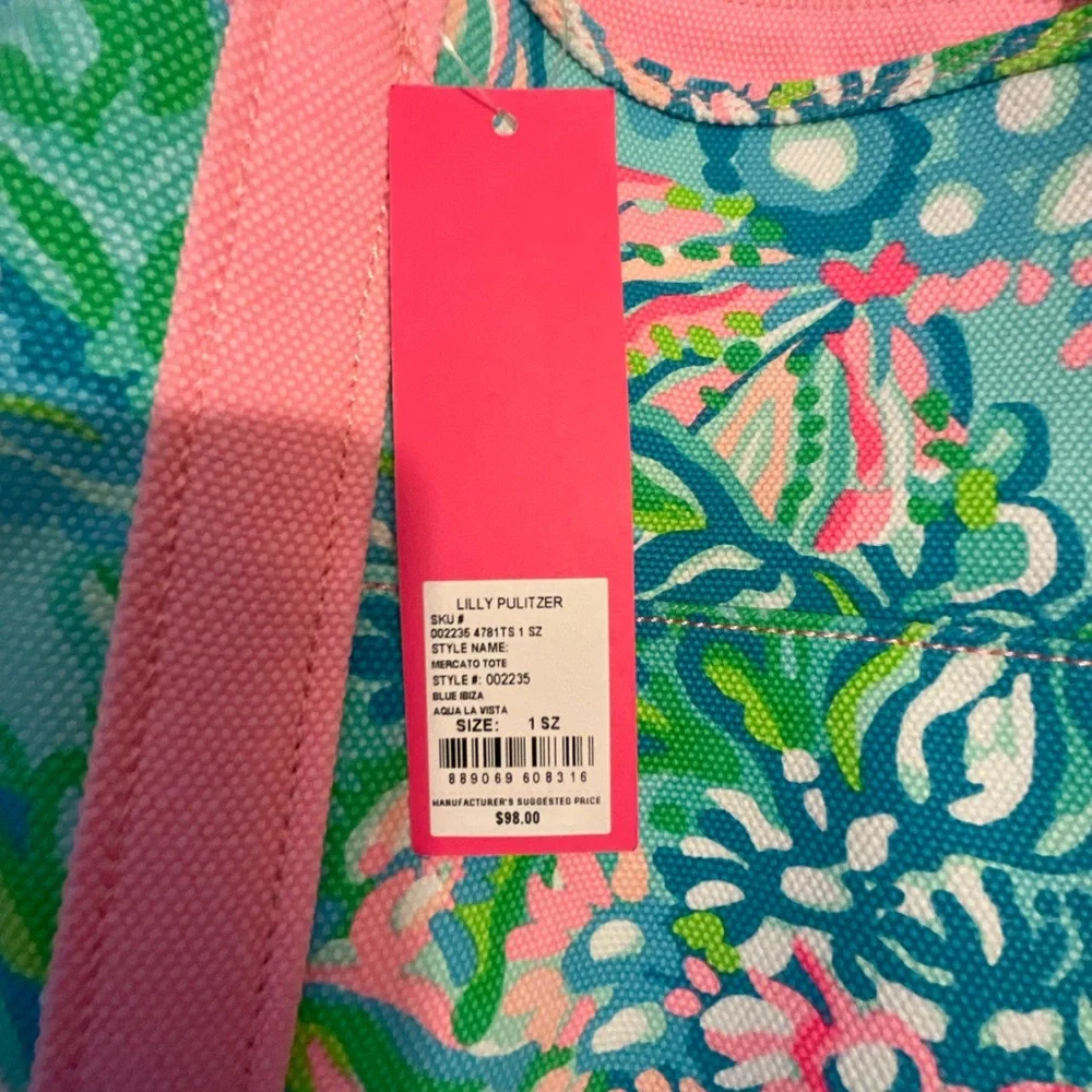 Lilly Pulitzer NWT Mercato tote - Picture 4 of 6